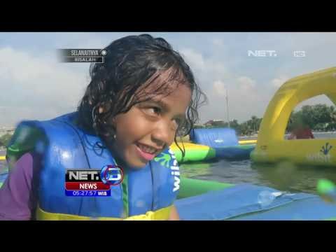 Keseruan Wahana Rintangan di Atas Air, Ancol - NET5