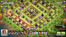 NEW 2017 QUAD LAVA HOUND ATTACK- CLASH OF CLANS ATTACK AND PUSH STRATEGY - SUPERCELL