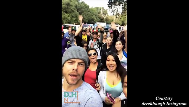 Derek & Julianne Hough - MOVE Interactive at Fryman Canyon - February 11, 2017