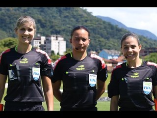 Árbitras participam de treino intensivo na Granja