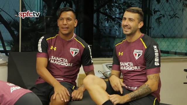 São Paulo mostra bastidores do primeiro dia de Pratto no clube