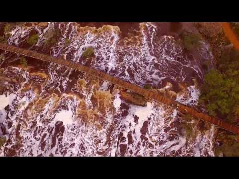 Drone Footage Captures Avon River Overflowing After Summer Deluge