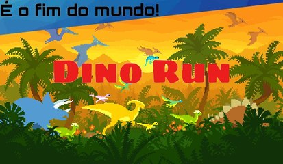 FUGINDO DO FIM DO MUNDO!! - Dino Run