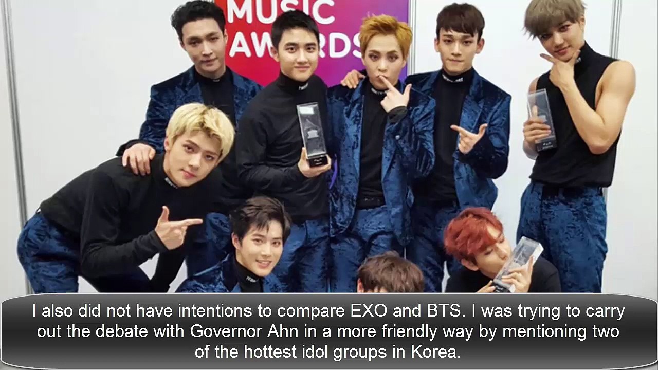KBS news anchor apologizes for saying BTS is beating EXO in popularity