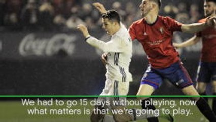 Real happy to survive Osasuna test - Zidane