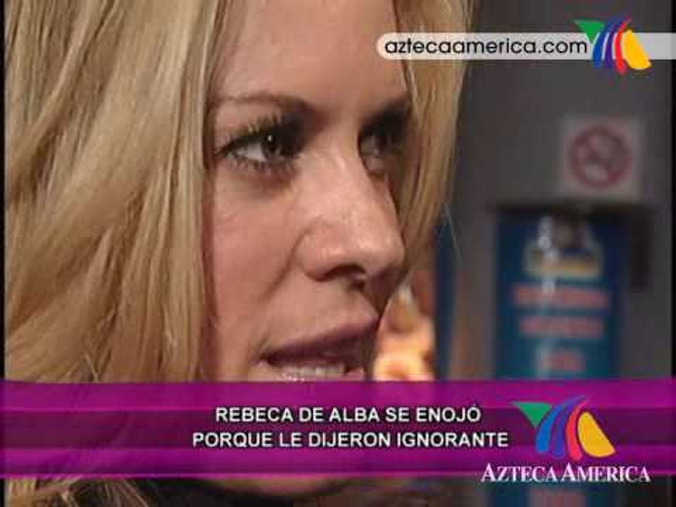 El berrinche de Rebeca de Alba