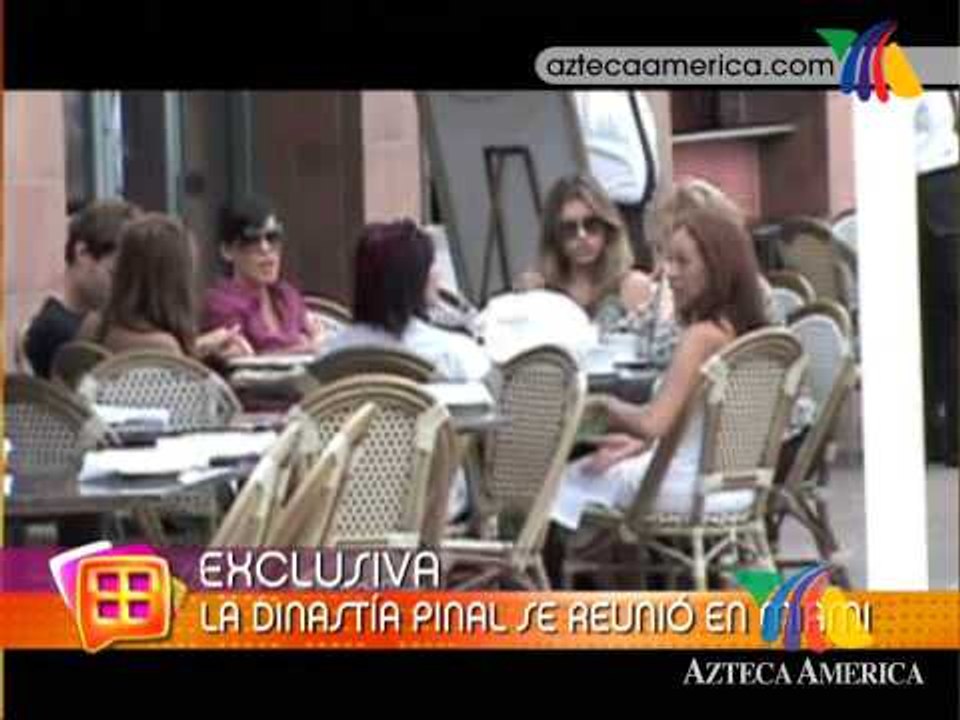 Exclusivas imágenes de la familia Pinal