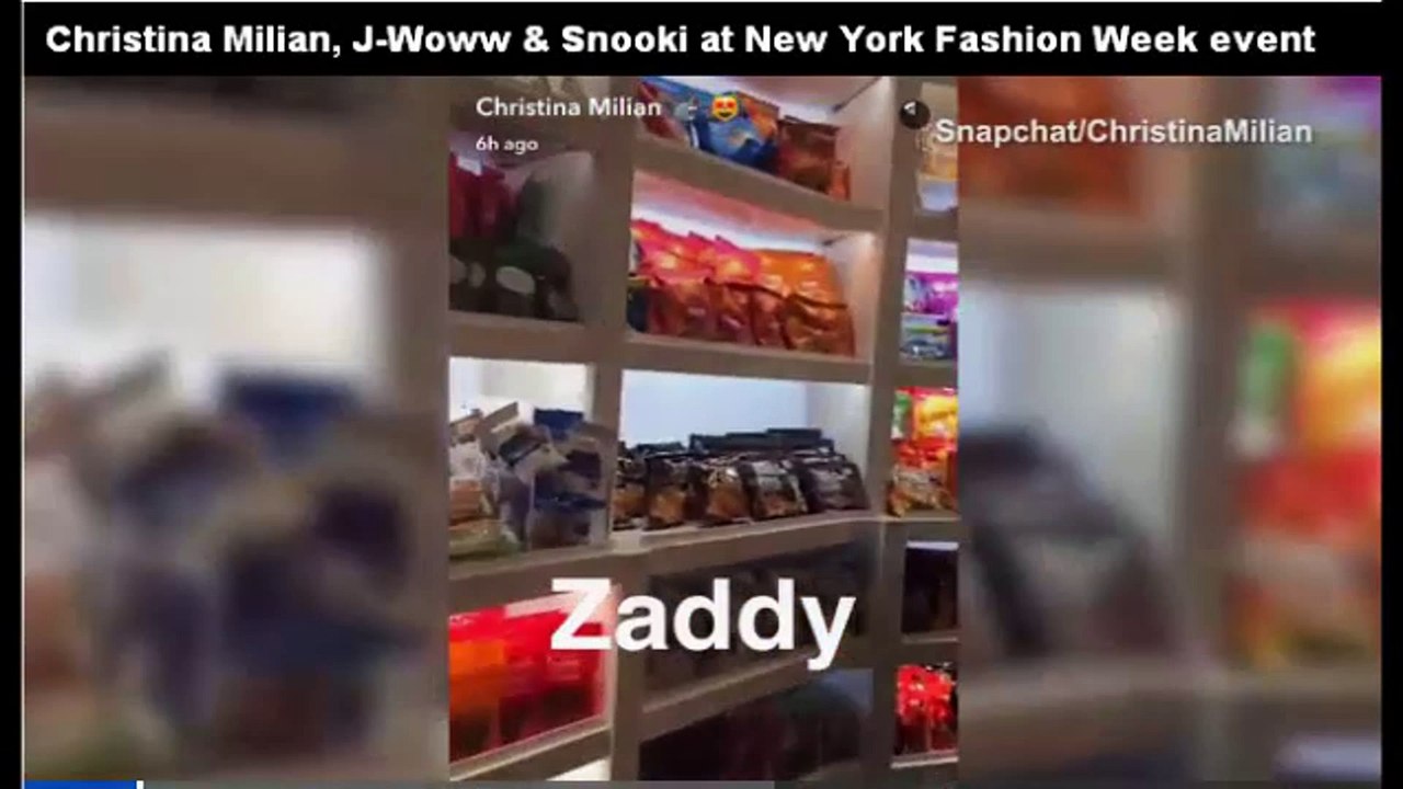Christina Milian, J-Woww & Snooki at New York Fashion Week event