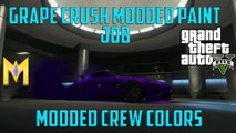 GTA 5 Online Modded Crew Colors - NEW Grape Crush Modded Color - 