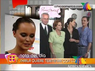 Shaila Durcal quiere ya terminar con los líos