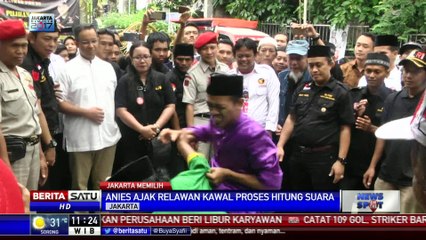 Anies Ajak Relawan Kawal Hitung Suara