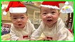 Christmas Morning 2016 Opening Presents Surprise Family Fun Baby 1st Christmas R