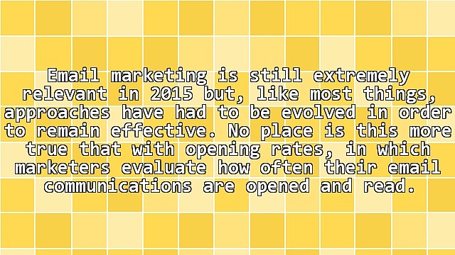 How to Get Your Emails Opened in 2015