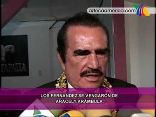 Vicente Fernández le hizo el feo a Aracely