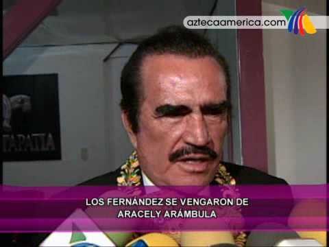 Vicente Fernández le hizo el feo a Aracely