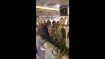 Falcons on Plane Saudi Prince Buys Airplane Seats to Transport his 80 Falcon Birds.