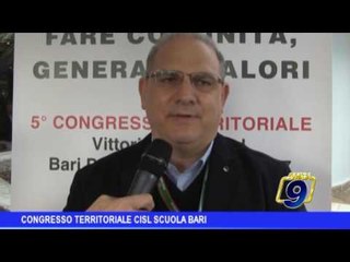 Congresso territoriale Cisl Scuola Bari