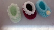 My Easy Crochet Petite Baby Sock in Slipper 3 in 1 (3 inch sole)