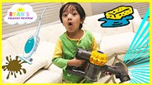 Kids Chores Cleaning Routine! Toys Clean Up Sweeping Washing Dishes Ryan's Famil