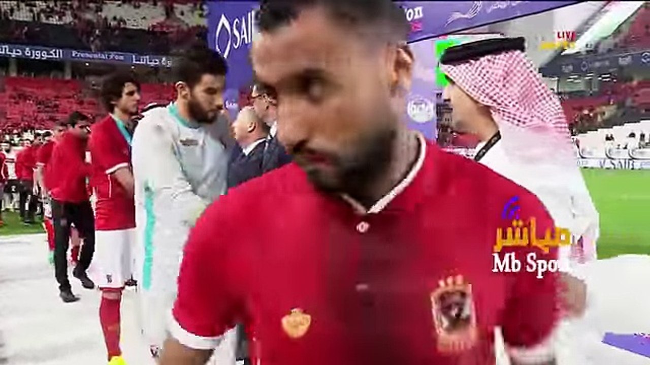 مراسم تسلم الزمالك كأس السوبر المصري 2017 بالتغلب علي الاهلي