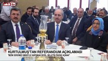 Numan Kurtulmuş Referandum açıklaması yaptı