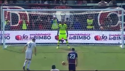 Edin Dzeko (Penalty missed)  - Crotone 0-0 AS Roma 12.02.2017