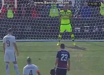 Crotone vs Roma 0-0 Edin Dzeko lost penalty (12_02_2017)