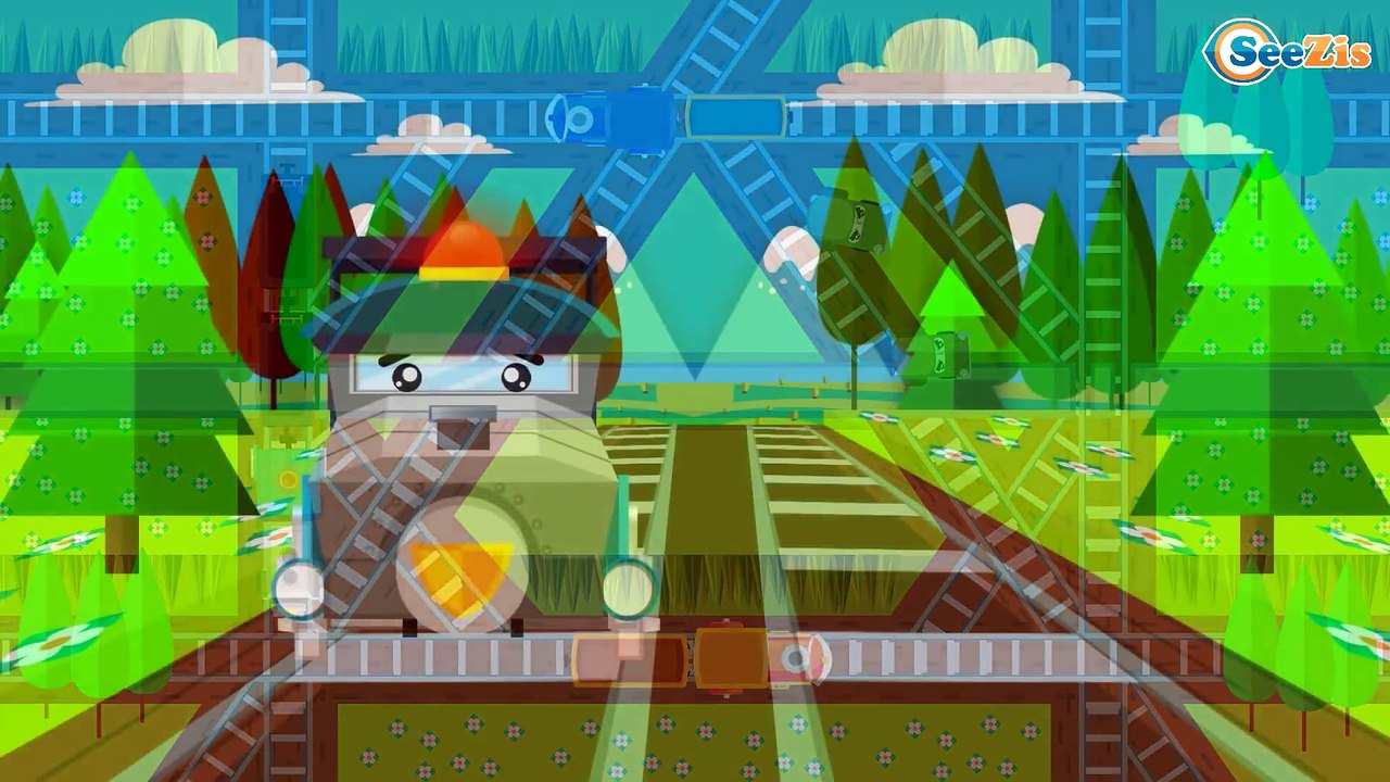 The little Train Cartoons for children | Trains cartoon in English ...
