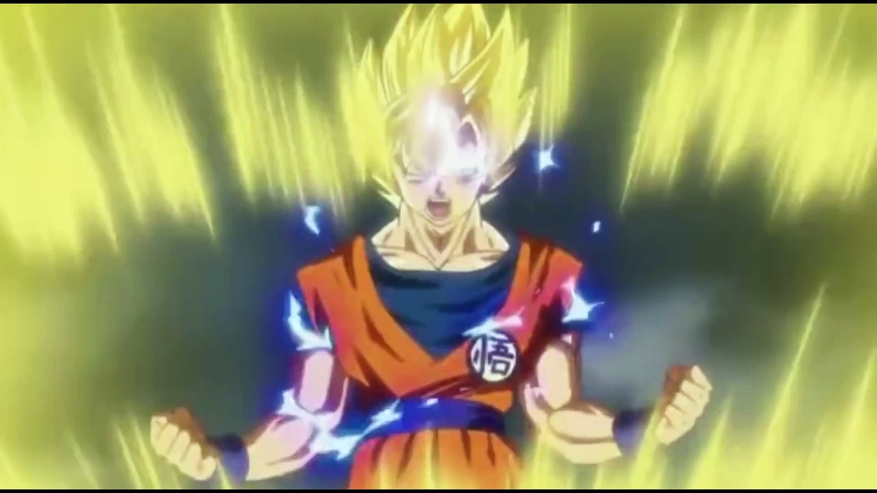 SSJ3 Goku vs SSJ2 Trunks - Dragonball Super