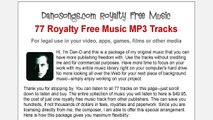 77 Royalty Free Music MP3 Tracks