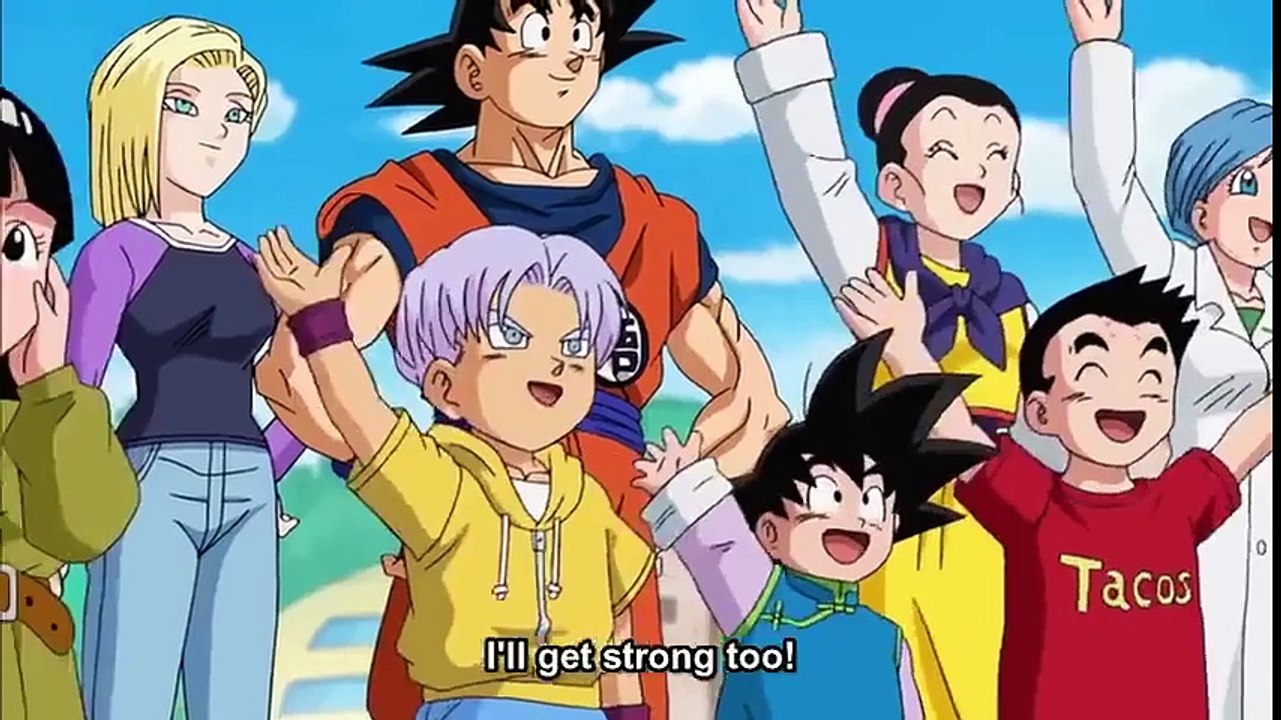 Gohan says Goobye to Future Trunks! Dragonball Super