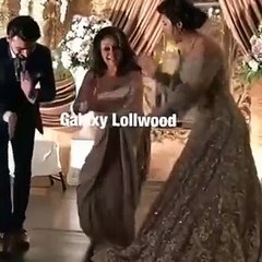 Bushra Ansari Dancing With Newly Wed Couple Farhan and Urwa