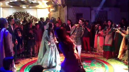Aiman khan & Muneeb beautiful Dance on engagement