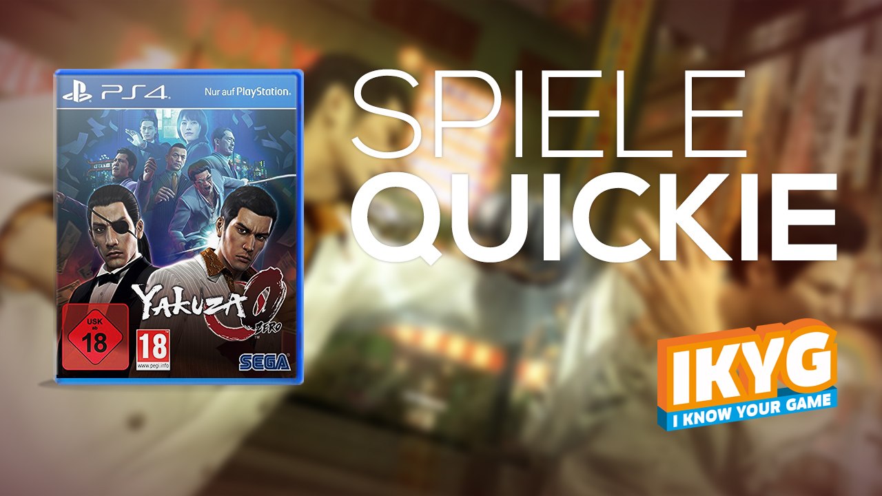 Der spiele-quickie - yakuza 0
