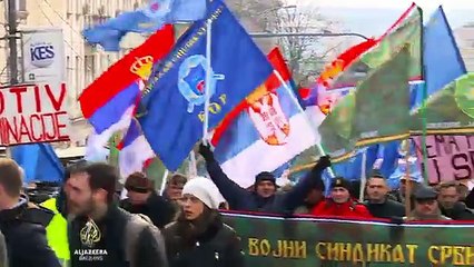 Stanje u vosjci i policiji Srbije- Podrška i kontraprotest u Beogradu