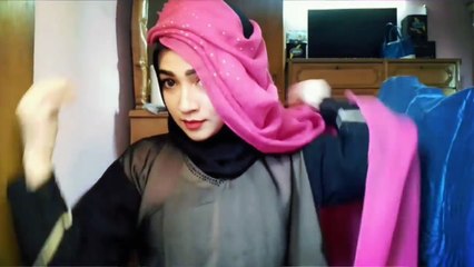 Eid Hijab style with Covering Chest