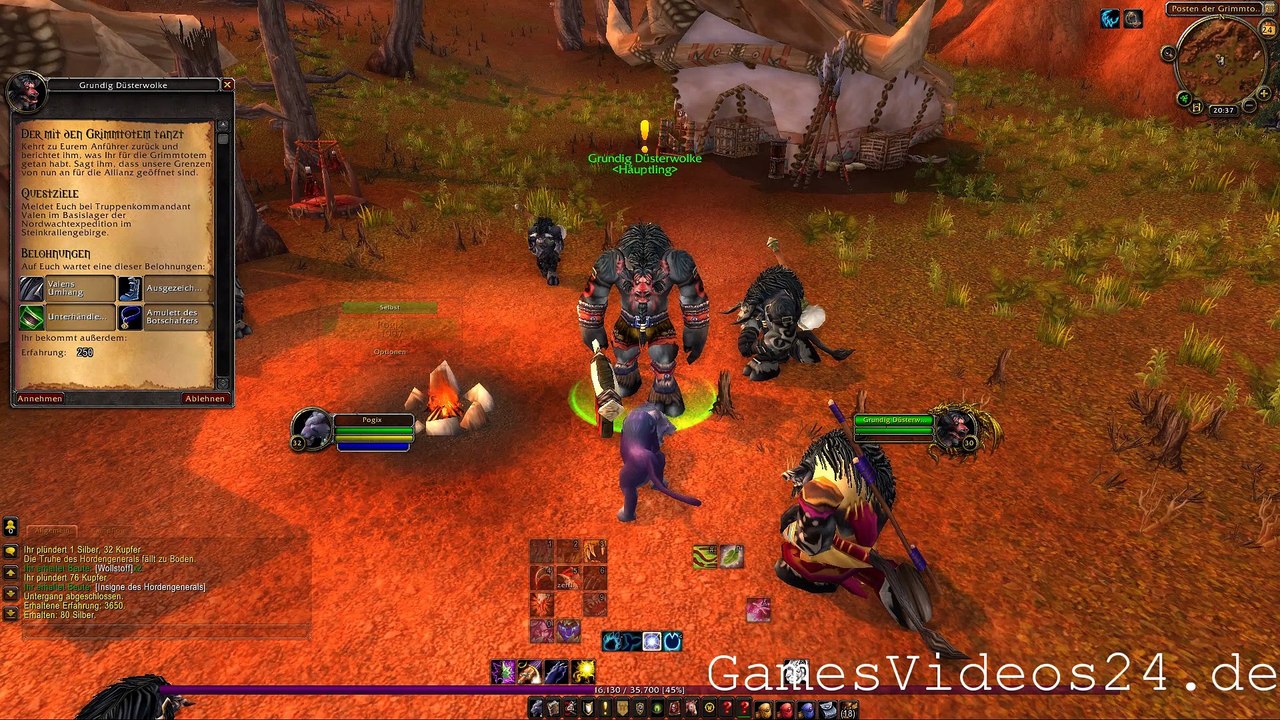 World of Warcraft Quest: Der mit den Grimmtotem tanzt