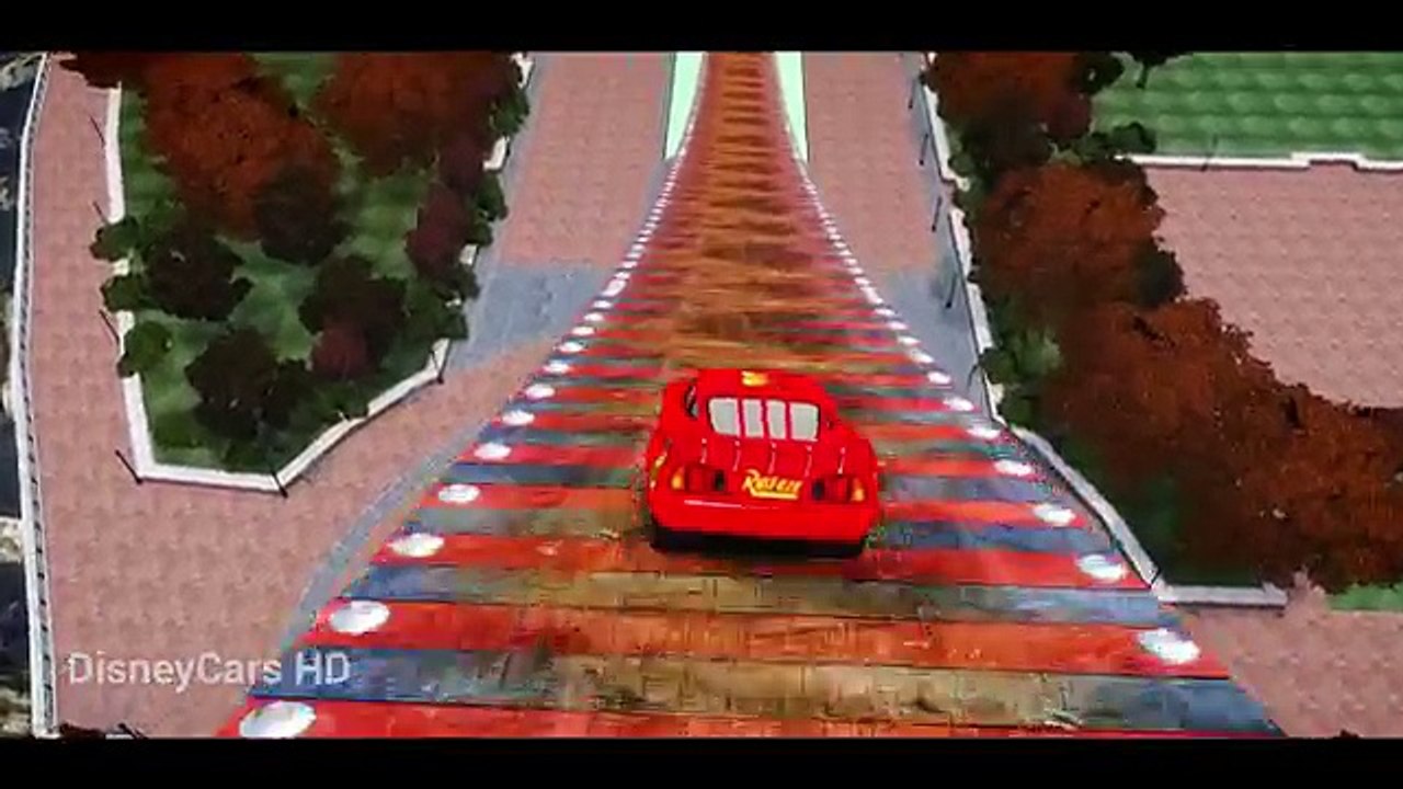 Disney Cars Lightning McQueen vs Dinoco Lightning McQueen Videos for Kids (Spiderman Nursery Rhymes)