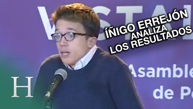 Errejón analiza lo que han pedido los votantes