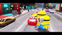 Disney Pixar Cars Minions Nursery Rhymes for Children & Lightning McQueen Ramone Kids Songs