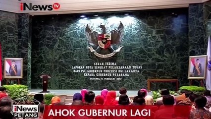 Usai Cuti, Ahok Kembali Jabat Gubernur DKI Jakarta