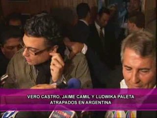 Camil, Ludwika y Veronica Castro atrapados en Argentina