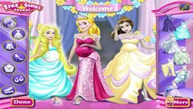 Беременные принцессы одевалки Дисней принцессы Аврора, Рапунцель и Белль беременные одеваются игры