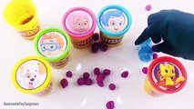 Bubble Guppies Disney Princess Play-Doh Surprise Eggs Tubs Play-Doh Dippin Dots Learn Colors Series