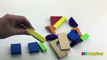 ABC Surprises learn shapes colors wooden play blocks Thomas Train Minions Paw Patrol Spiderman Eggs