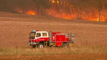 اخلاء مناطق ريفية في ولاية نيو ساوث ويلز الاسترالية جراء حرائق الغابات
