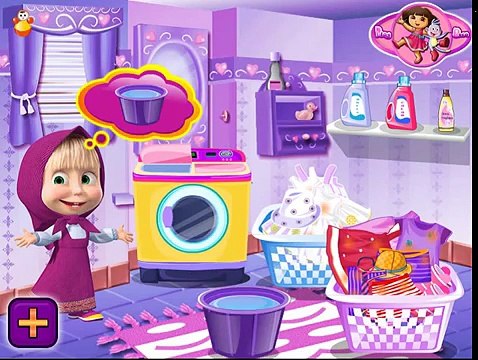 Маша и Медведь: Маша Прачечная день, Маша и медведь игры, детские игры для детей