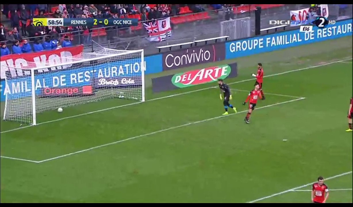 Anastasios Donis Goal HD - Rennes 2-1 Nice - 12.02.2017