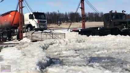 Український автомобільний криголам // Ukrainian car icebreaker