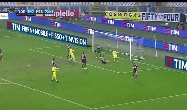 Arlind Ajeti (Own goal) GOAL HD - Torino	5-1	Pescara 12.02.2017